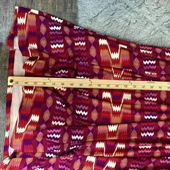 Rachel Pally Maxi Dress Small Boho Southwest Print Jersey Long Sleeve Festival - Picture 10 of 12